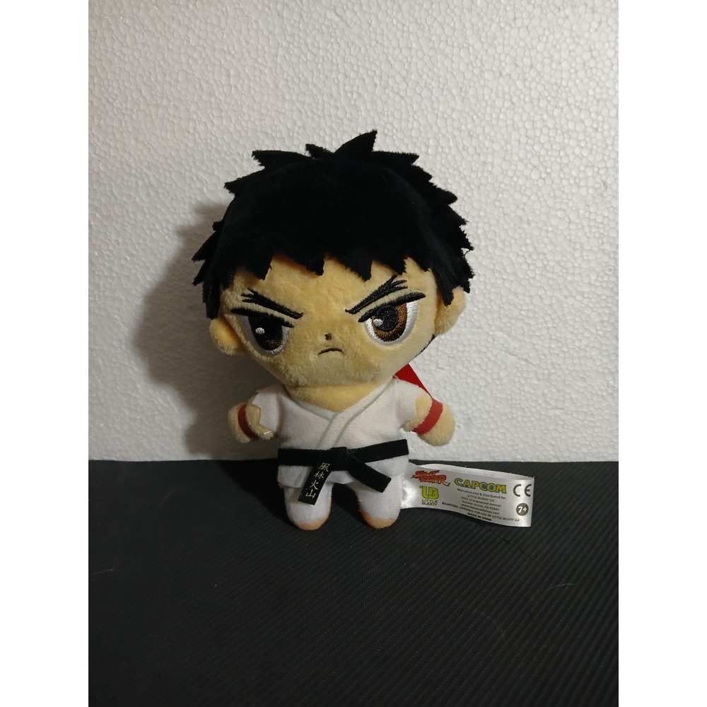 Capcom Street Fighter RYU 6 Inch Plush Dangler 2018 Little Buddy Keychain